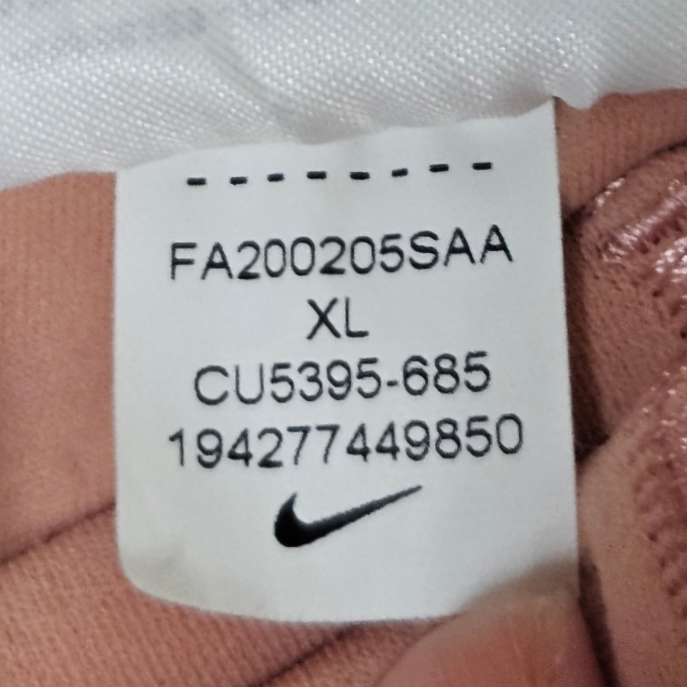 0097 Nike Dri-Fit Luxe Leggings Pink Ruffled Yoga Athletic Workout Activewear XL - Picture 7 of 10